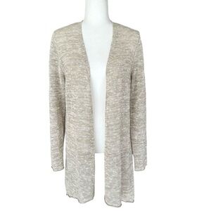 🆕 Eileen Fisher Linen Sweater Cardigan Beige